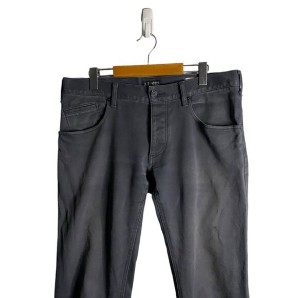 Armani Exchange Men's Gray Slim Fit Button Fly Denim Jeans - Picture 2 of 10